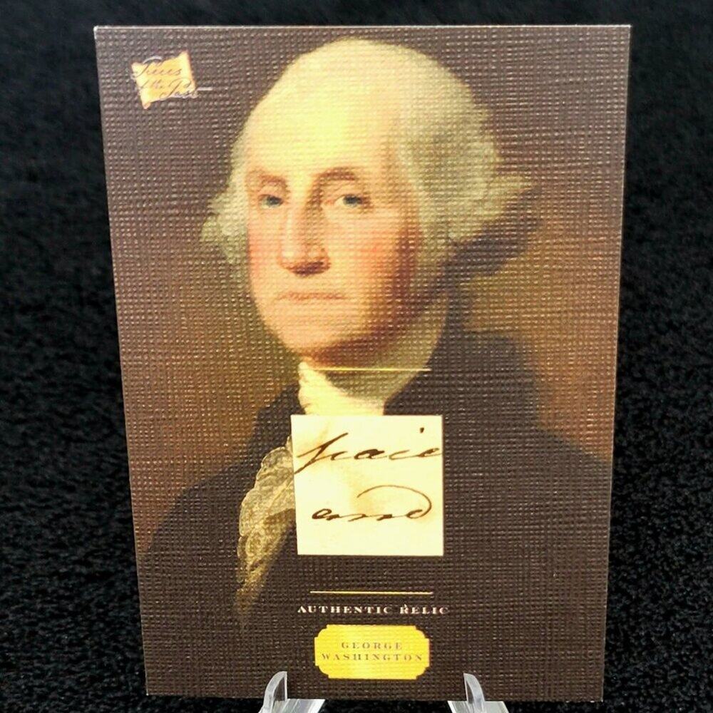 Authentic Handwriting Relic of George Washington 1st President of the USA